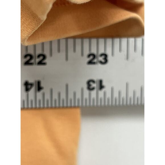 Eileen Fisher Women Cotton Slub V Neck Tee Top Orange tshirt Size 1X A001921 - Picture 6 of 7